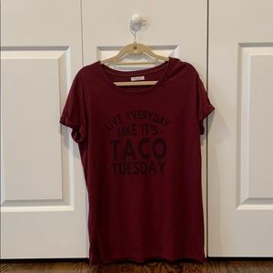 “Live Everyday Like It’s Taco Tuesday” T-Shirt